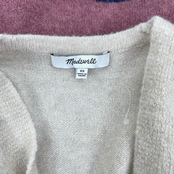 Madewell Kent Striped Colorblock Cardigan in Coziest Yarn Size XS - Picture 9 of 9